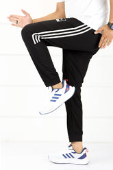 Adds Terrx Side Striped Sportswear Trouser In Black